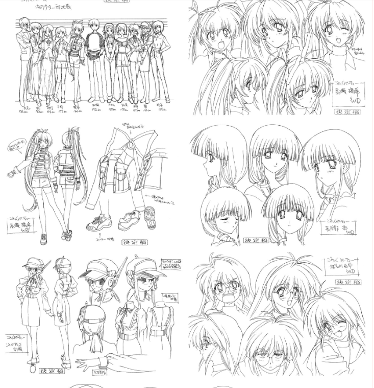 [线稿集]COMIC PARTY Revolution 动画资料设定线稿集[66P]