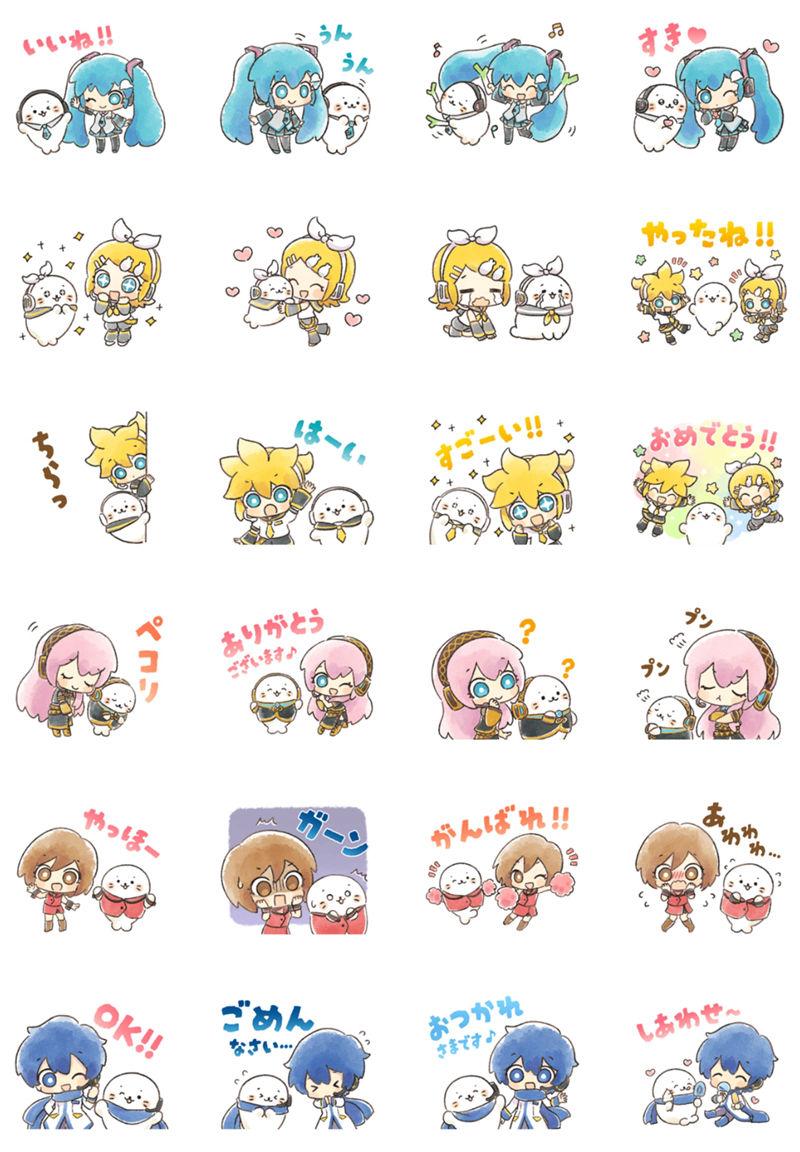 [表情包][初音未来]初音ミク LINE表情包[104P]