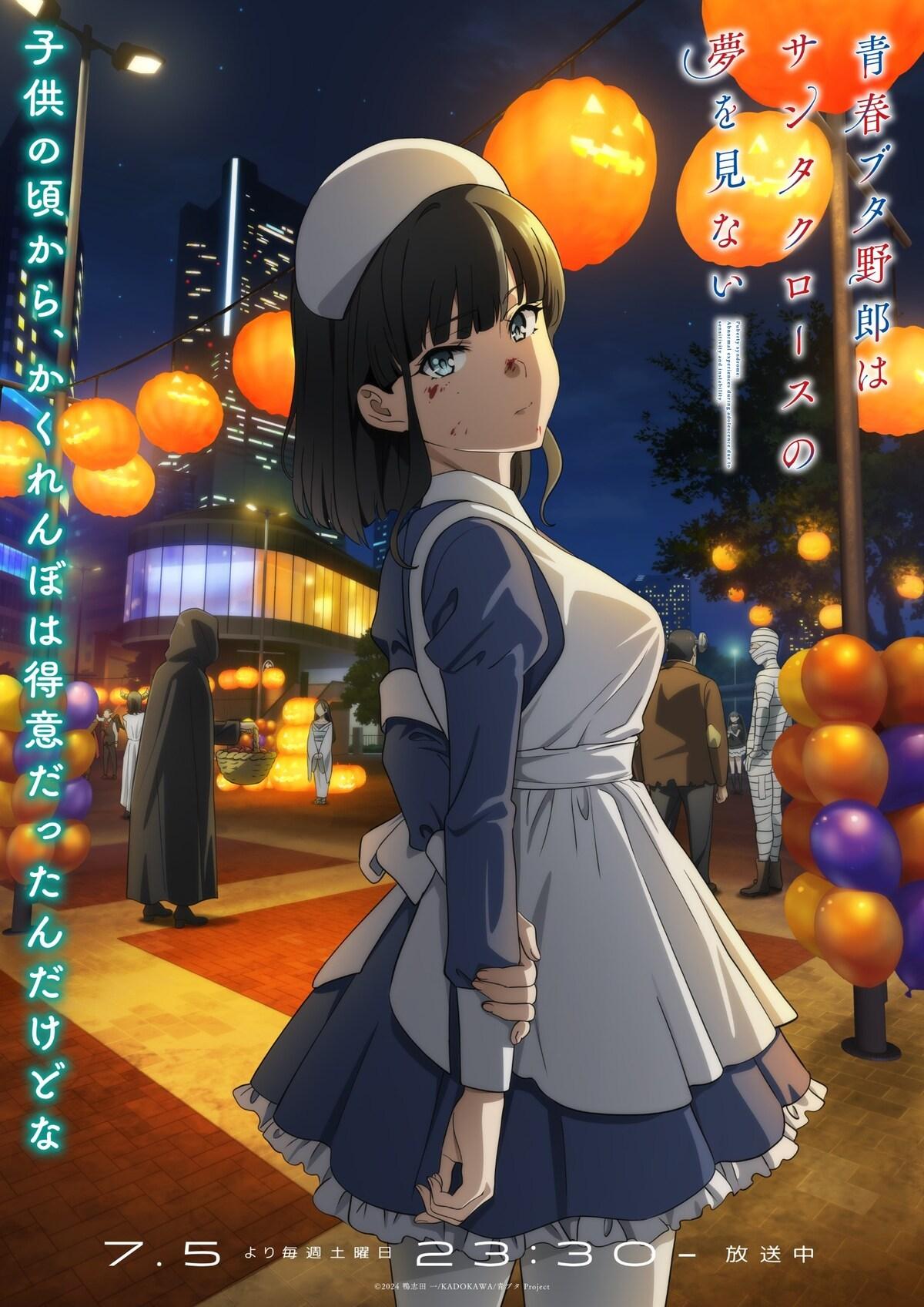 电视动画《青春猪头少年不会梦到圣诞服女郎》公开“自家女学生篇”视觉图