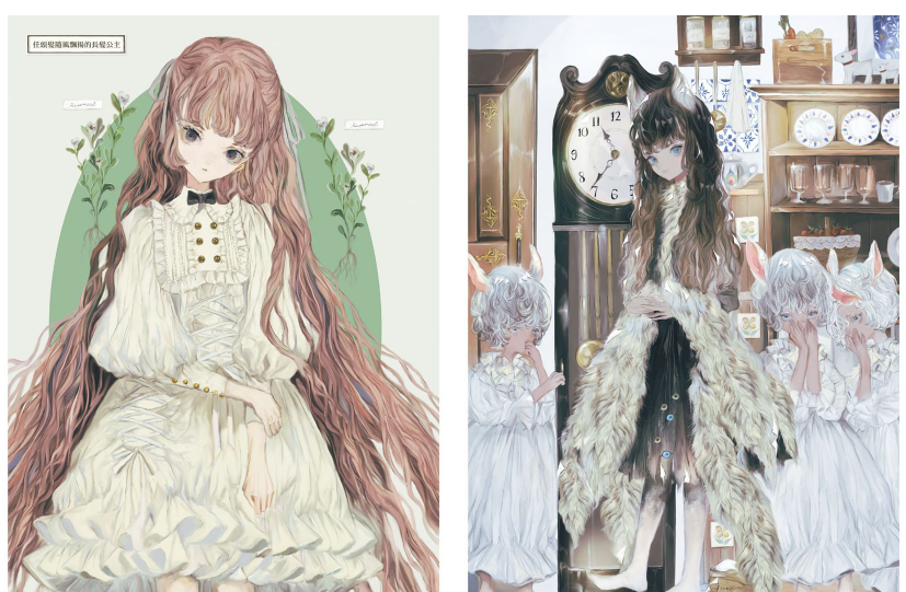 [画集]夜汽車作品集 童話古書店的幻想插畫集[127P]