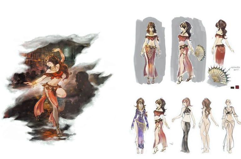 [画集]OCTOPATH TRAVELER Design Works THE ART OF OCTOPATH 2016-2020 [114P]