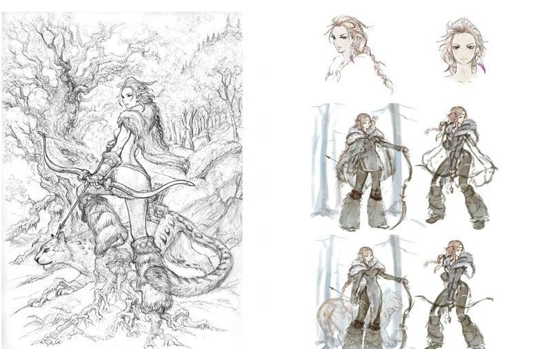 [画集]OCTOPATH TRAVELER Design Works THE ART OF OCTOPATH 2016-2020 [114P]