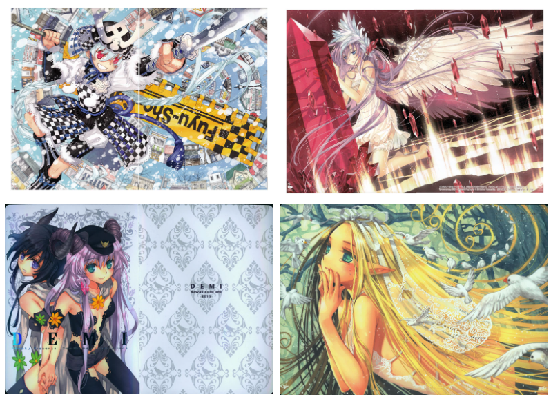 [画集][カワクウズウズ (かわく)]同人画集4册画集[53P]