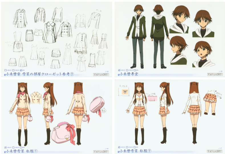 [画集]动画《WHITE ALBUM 2(白色相簿2)》的设定集。[300P]