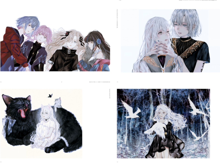 [画集]灯に色づく日 shirone作品集 ILLUSTRATION MAKING ＆VISUAL BOOK[214P]