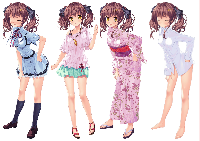 [立绘图包][やまかぜ嵐]夏の色のノスタルジア[1039P]