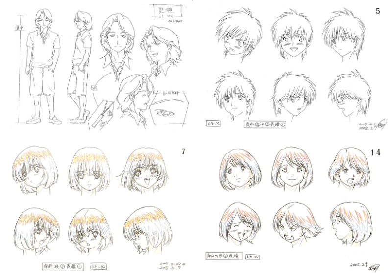 [线稿集]草莓百分百 动画资料设定线稿集[124P]