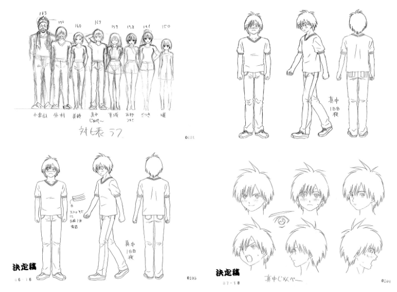 [线稿集]草莓百分百 动画资料设定线稿集[124P]