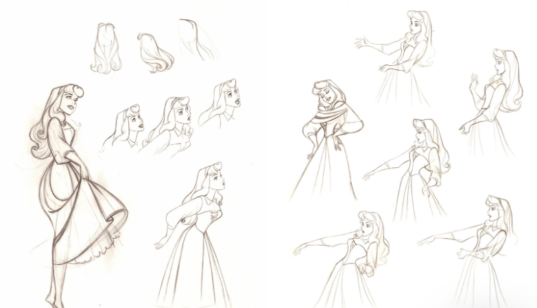 [画集]睡美人Sleeping Beauty The Sketchbooks Series[75P]