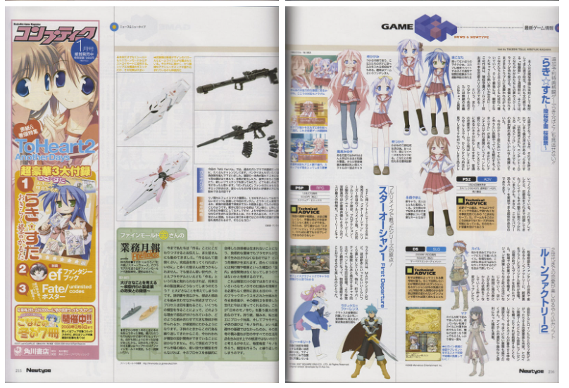 [画集]动漫杂志《ニュータイプ(NewType)》2008年1月号[152P]