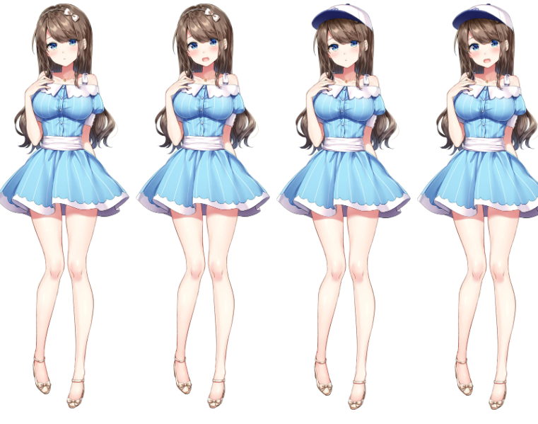 [立绘图包][桝石きのと]アママネAmamane1+2[561P]