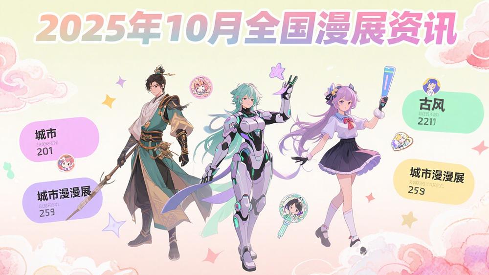 2025年10月全国各地漫展资讯