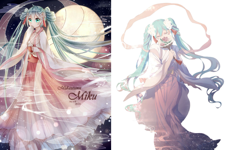 [VOCALOID]中秋明月初音 高清图片CG包[116P]
