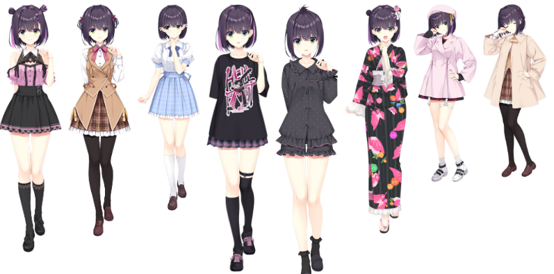 [立绘图包][むりりん こぶいち ほかん 羽純りお]ライムライト・レモネードジャム[24687P]