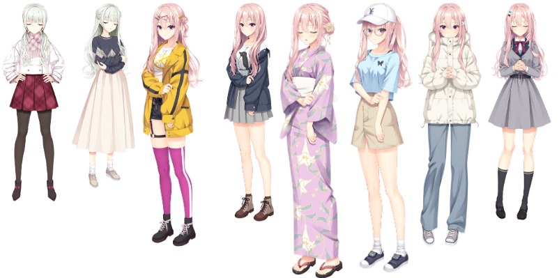 [立绘图包][むりりん こぶいち ほかん 羽純りお]ライムライト・レモネードジャム[24687P]