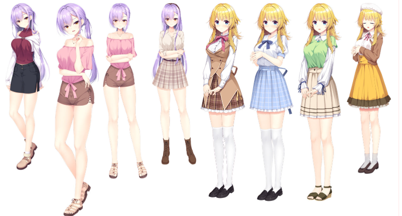 [立绘图包][むりりん こぶいち ほかん 羽純りお]ライムライト・レモネードジャム[24687P]