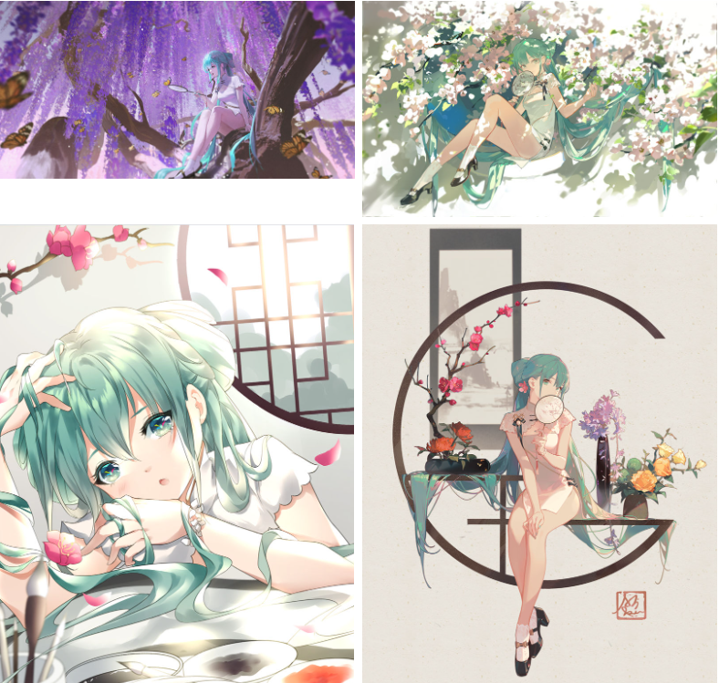 [VOCALOID]韶华·初音未来 高清图片CG包[82P]