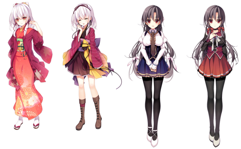 [立绘图包][桐葉 漆原六花 あまみね なたーしゃ]水葬銀貨のイストリア水葬银币的伊斯特里亚[3437P]