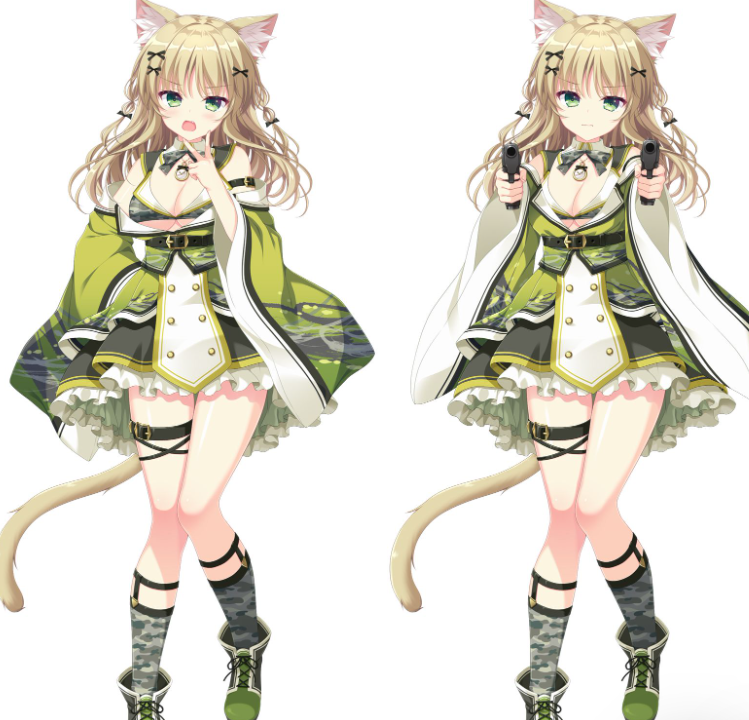 [立绘图包][鷹乃ゆき]猫忍えくすはーとSPIN猫忍之心SPIN！[1613P]