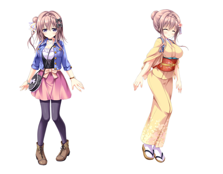 [立绘图包][るび様 ももいろね まろやか]ごほうしアクマとオシオキてんし[712P]