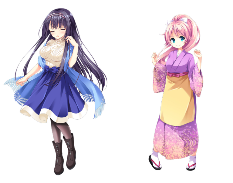 [立绘图包][るび様 ももいろね まろやか]ごほうしアクマとオシオキてんし[712P]