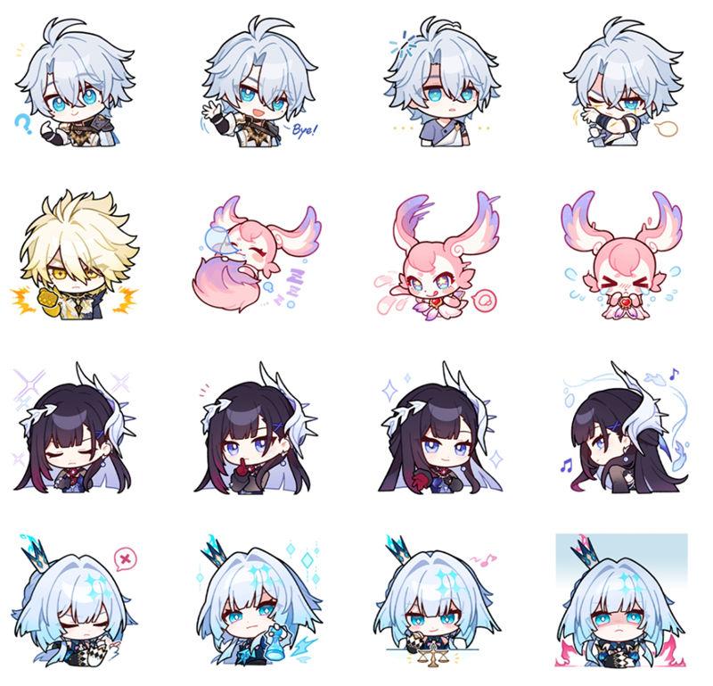 [表情包]崩坏：星穹铁道 line表情包vol.22-24[48P]