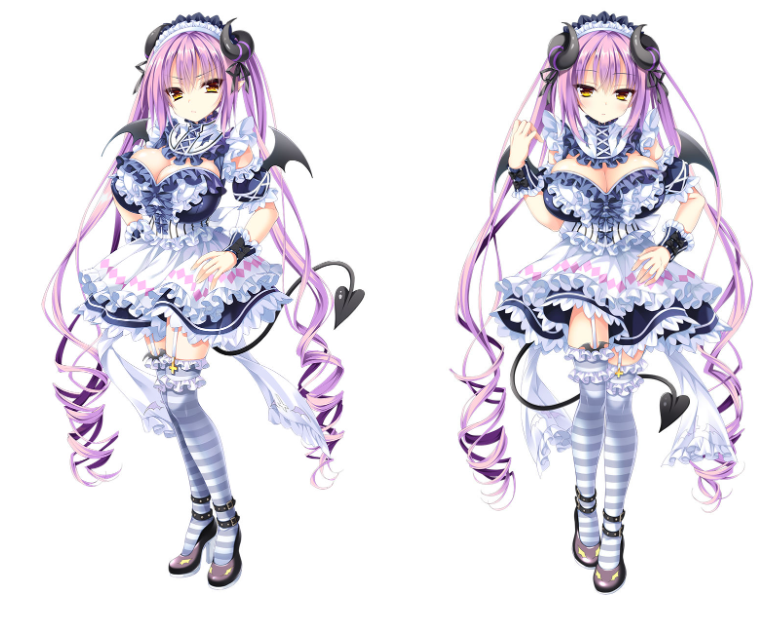 [立绘图包][るび様 ももいろね まろやか]ごほうしアクマとオシオキてんし[712P]