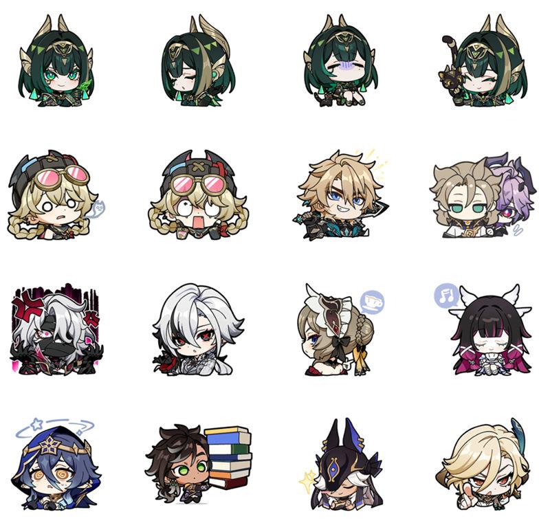 [表情包]原神 系列Line表情包Vol.44-45[32P]