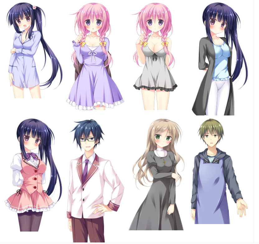 [立绘图包][梱枝りこ]アメイジング・グレイス -What color is your attribute？-[512P]