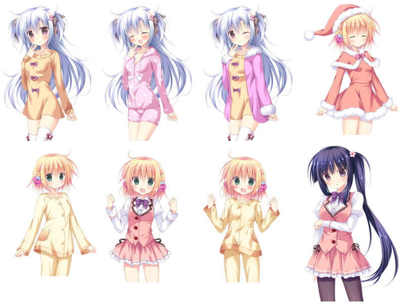 [立绘图包][梱枝りこ]アメイジング・グレイス -What color is your attribute？-[512P]