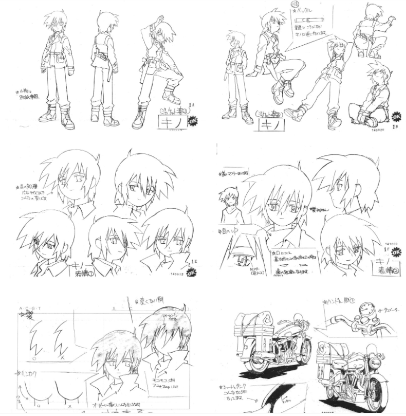 [画集]奇诺之旅 动画原画设定资料集[60P]