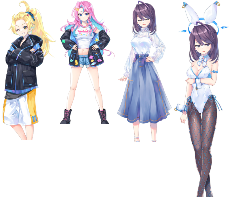 [立绘图包][KEI]虹彩都市[520P]