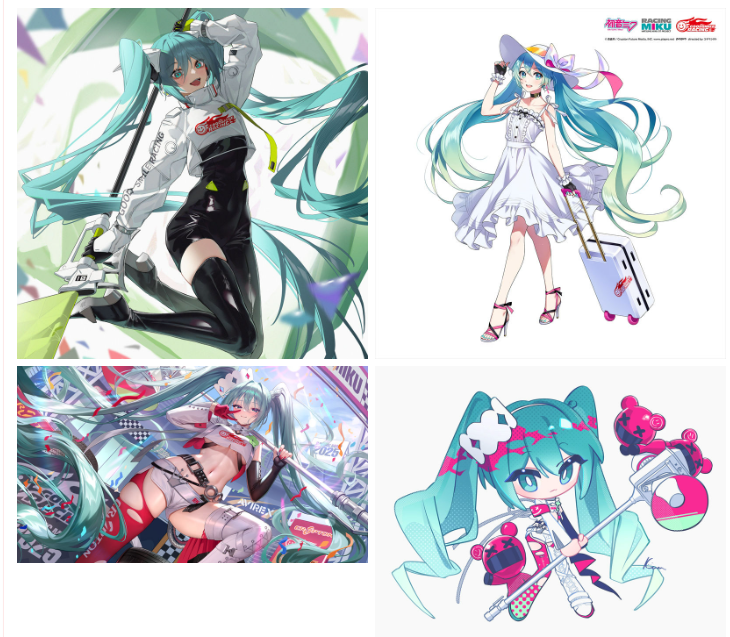 [VOCALOID]赛车初音(RacingMiku) 图片CG包[1021P]