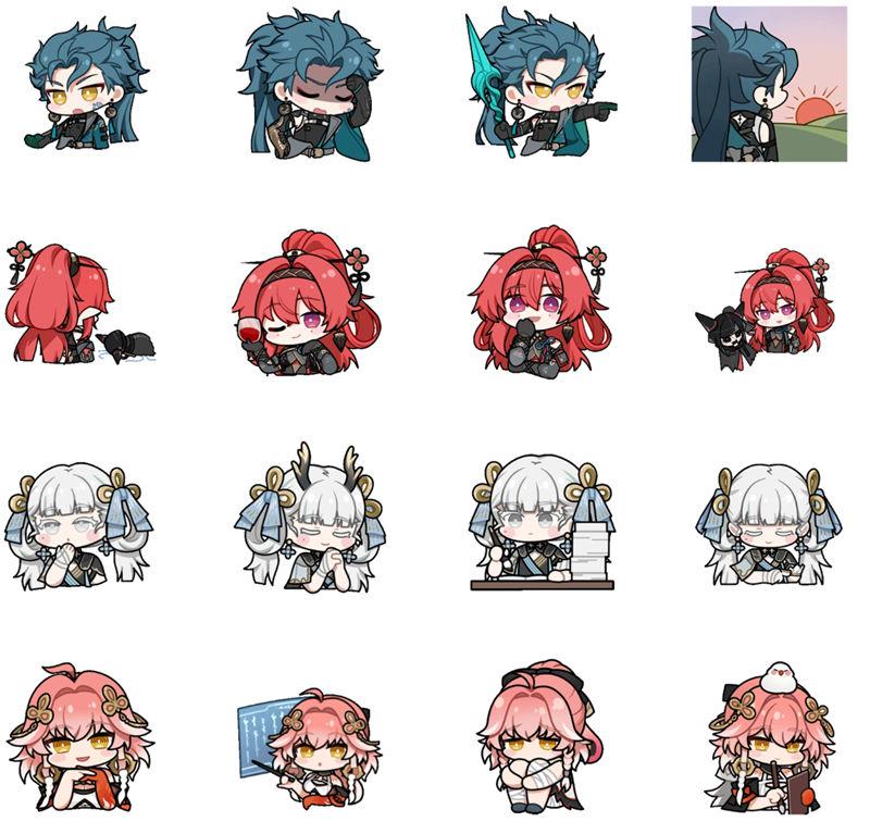 [表情包]鸣潮 动态line表情包vol.06~11[96P]