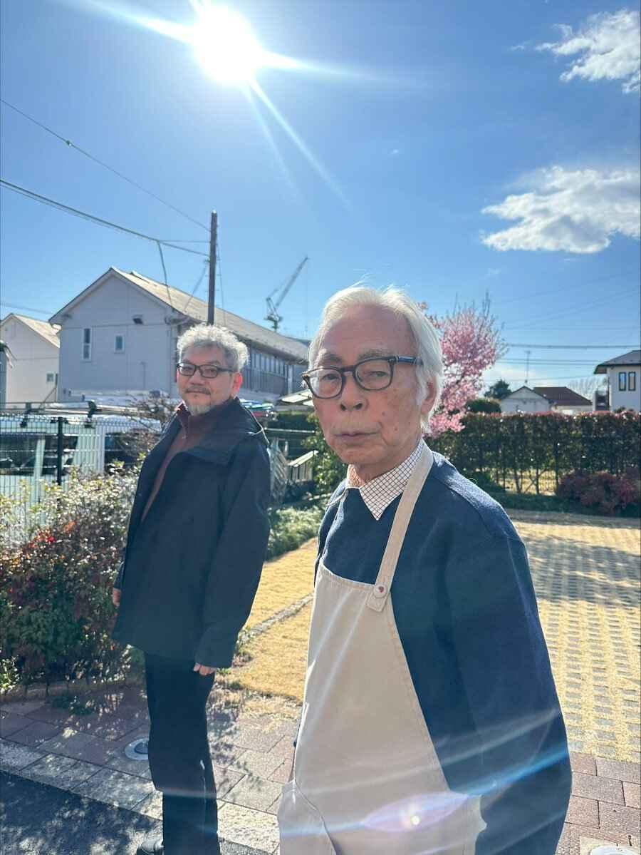 庵野秀明睽拜访”师父兼对手”宫崎骏秀出两人合照 大赞宫崎骏仍有活力且变温和了