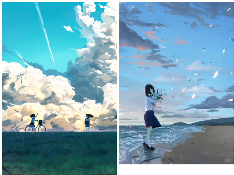 [画师推荐][しゅろく(shurock)]Pixiv图片包[134P]