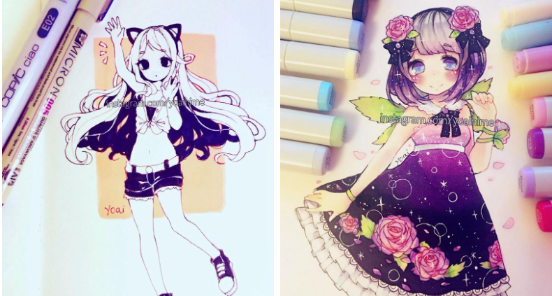 [画师推荐][yoai(yoaihime)]pixiv+instagram++tumblr+deviantart+推特图片包[2507P]