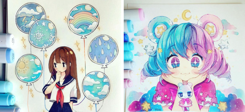 [画师推荐][yoai(yoaihime)]pixiv+instagram++tumblr+deviantart+推特图片包[2507P]