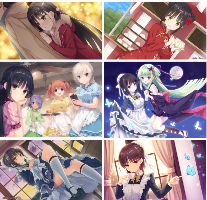 [星光咖啡馆与死神之蝶]四季夏目 图片CG包[360P]