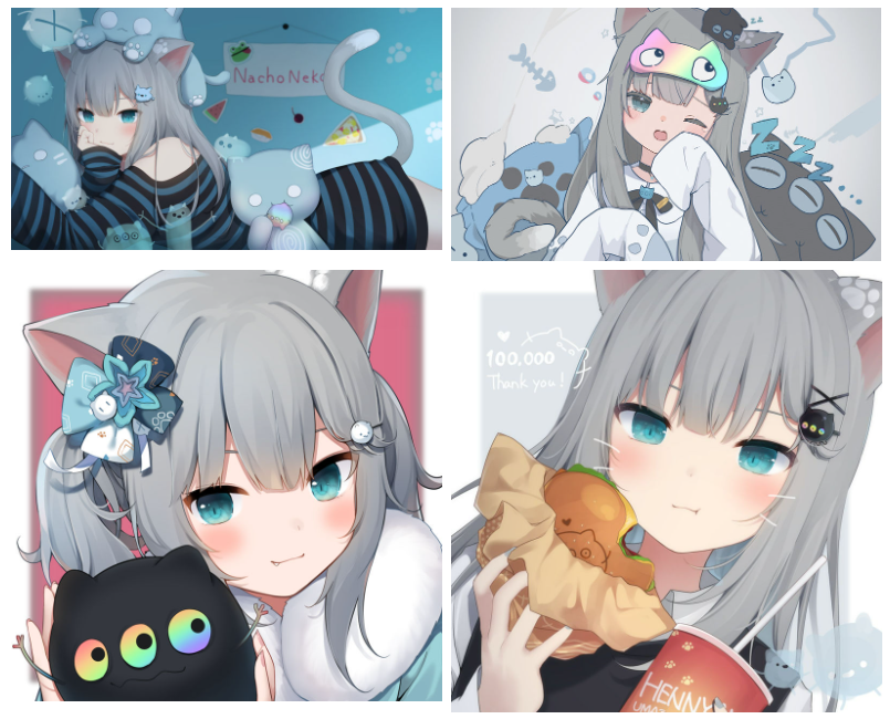 [Vtuber]Nachoneko 高清图片CG包[288P]