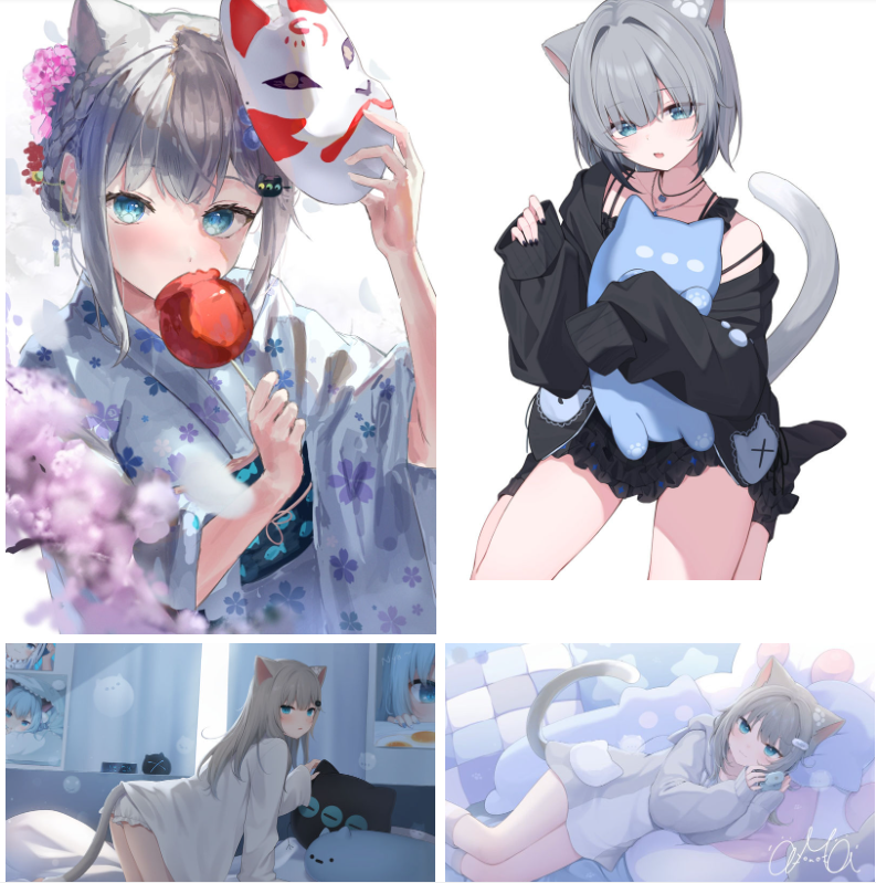 [Vtuber]Nachoneko 高清图片CG包[288P]