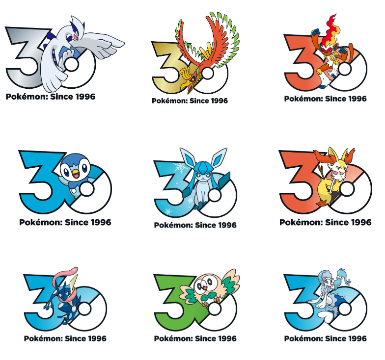 [画集]Pokemon 30th Anniversary Logo[1113P]