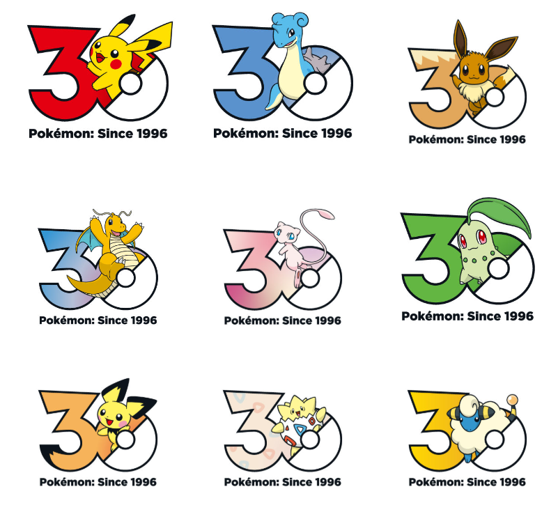 [画集]Pokemon 30th Anniversary Logo[1113P]