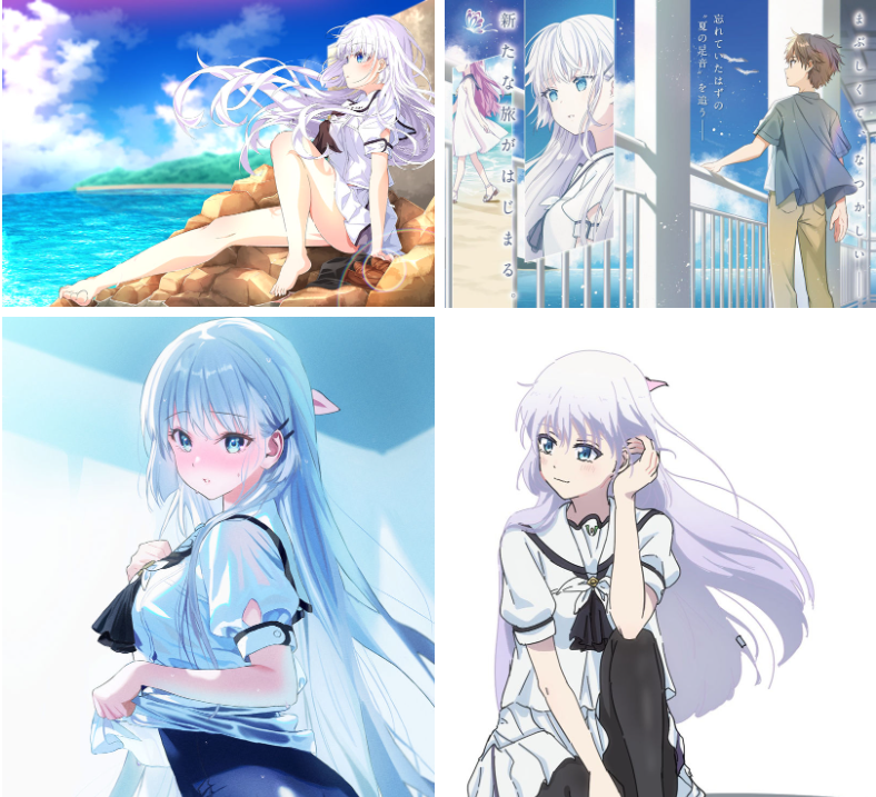 [Summer Pockets]鸣濑白羽 高清图片CG包[698P]