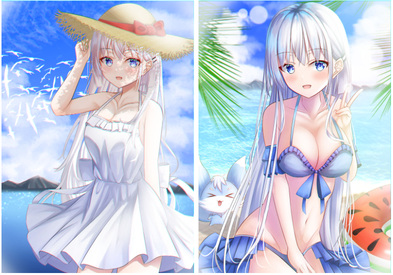 [Summer Pockets]鸣濑白羽 高清图片CG包[698P]