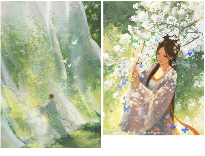 [画师推荐][RedMatcha]散图包+Pixiv图片包[556P]