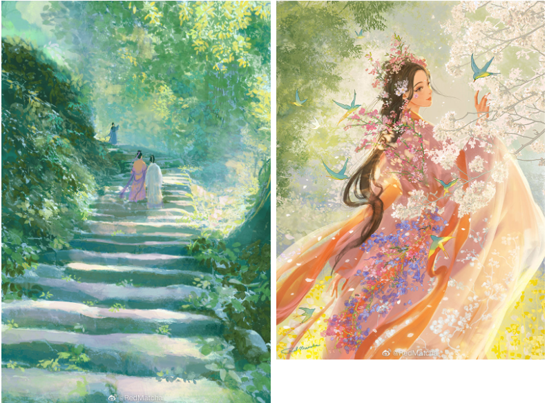 [画师推荐][RedMatcha]散图包+Pixiv图片包[556P]