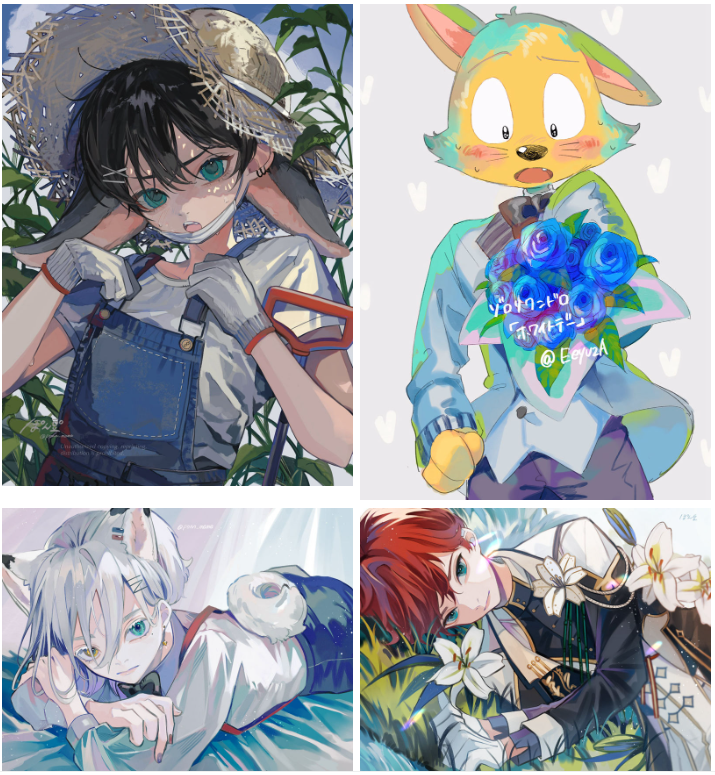 [ぽん豆°(ponn_mame)]Pixiv+bluesky+instagram+推特图片包[948P]