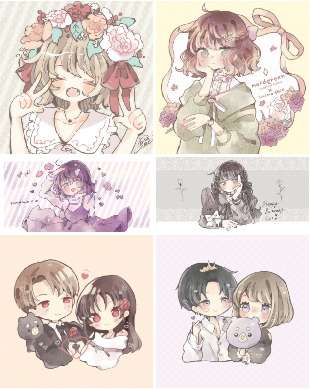 [画师推荐][水那しえ(suinashie)]Pixiv图片包[616P]