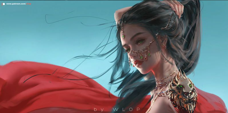 [画师推荐][wlop(wlopwangling)]Pixiv+推特图片包[585P]